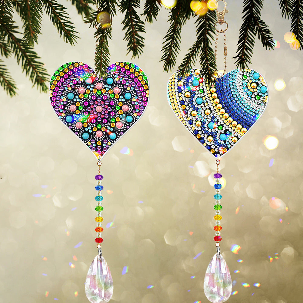 DIY Special Shaped Crystal Drill Diamond Painting Kit Hanging Pendant Craft