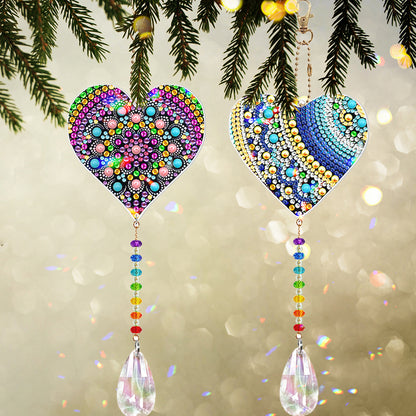 DIY Special Shaped Crystal Drill Diamond Painting Kit Hanging Pendant Craft