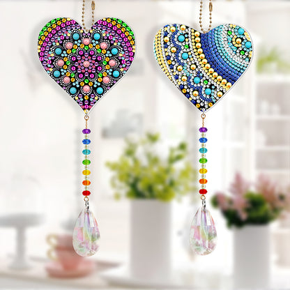 DIY Special Shaped Crystal Drill Diamond Painting Kit Hanging Pendant Craft