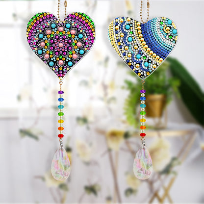 DIY Special Shaped Crystal Drill Diamond Painting Kit Hanging Pendant Craft