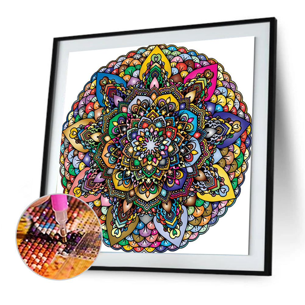 Datura - Full Round Drill Diamond Painting 30*30CM
