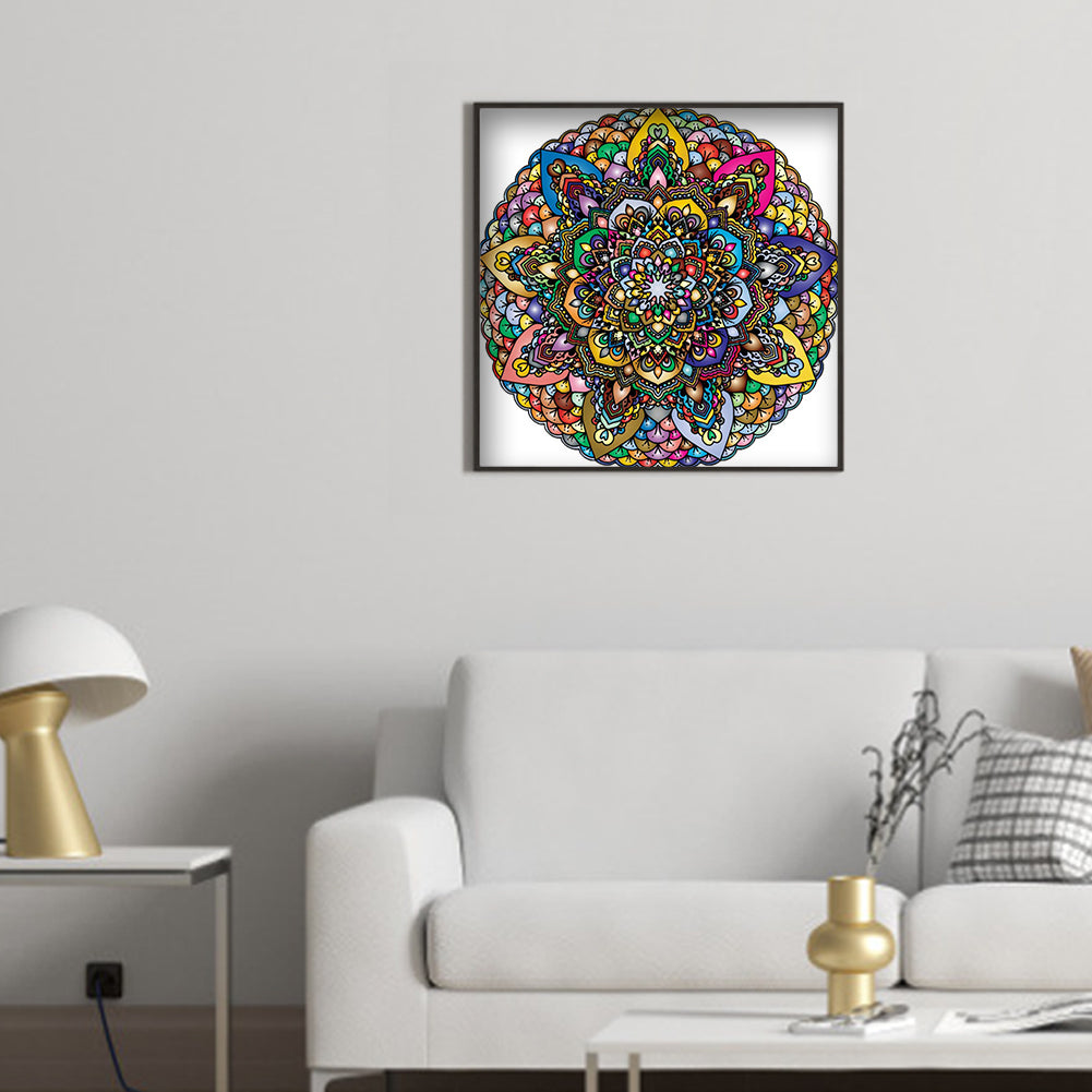 Datura - Full Round Drill Diamond Painting 30*30CM
