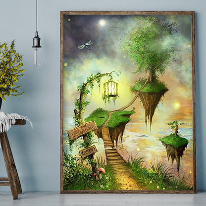 Forest Park - Full Round Drill Diamond Painting 30*40CM