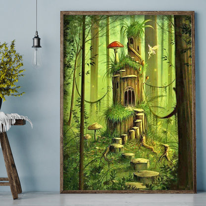 Forest Park - Full Round Drill Diamond Painting 30*40CM