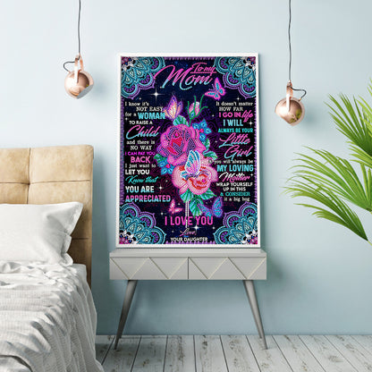 Letter - Special Shaped Drill Diamond Painting 30*40CM