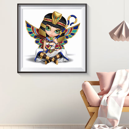 Cartoon Girl - Special Shaped Drill Diamond Painting 30*30CM