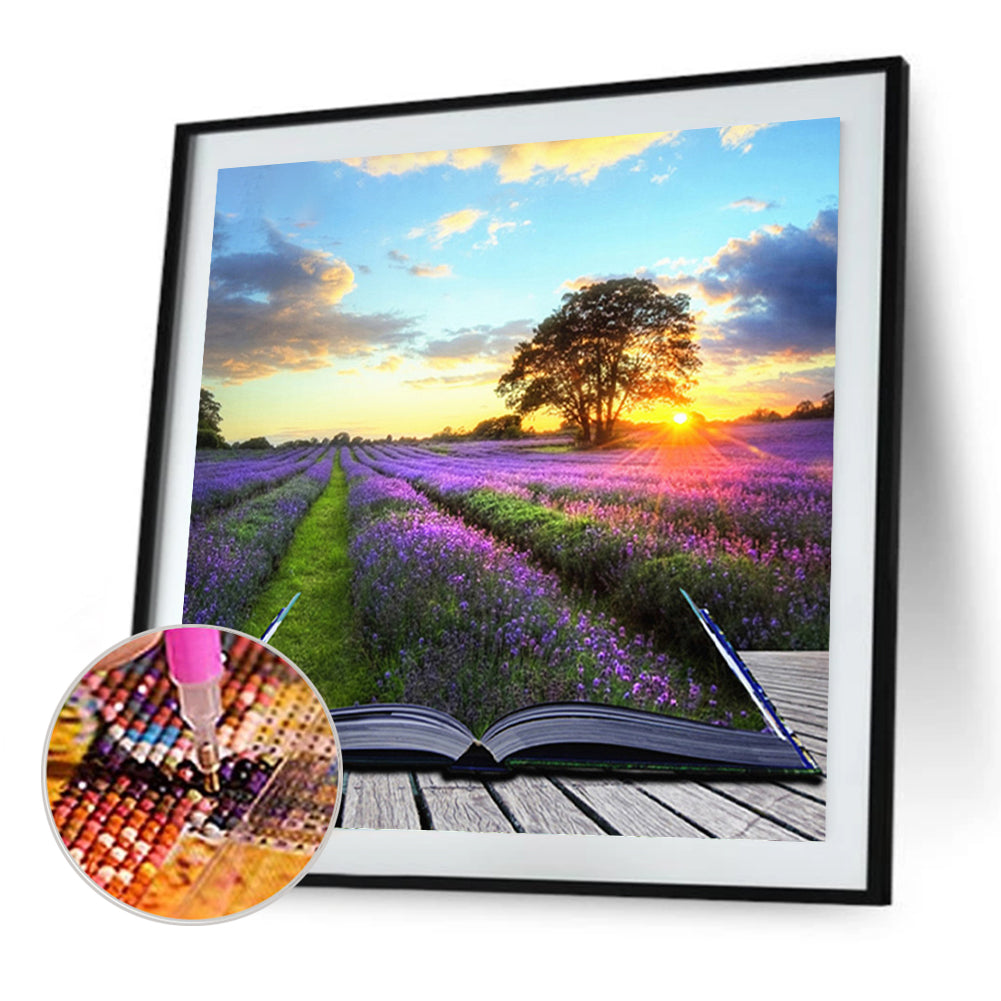 Flower Sea - Full Round Drill Diamond Painting 30*30CM