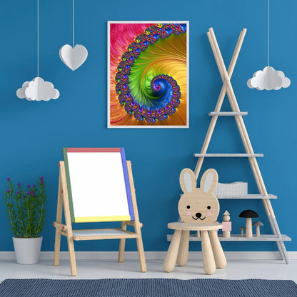 Swirl - Full Round Drill Diamond Painting 30*40CM