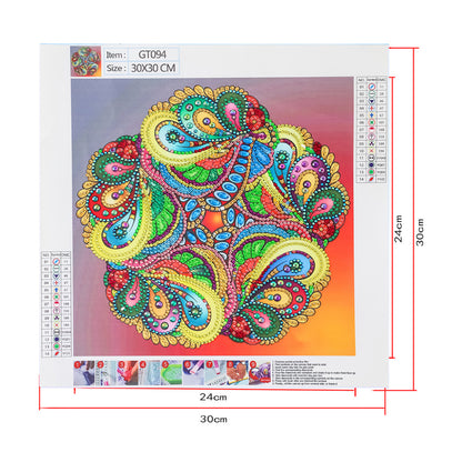 Datura - Special Shaped Drill Diamond Painting 30*30CM