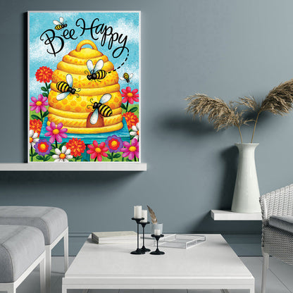 Bee - Full Round Drill Diamond Painting 30*40CM