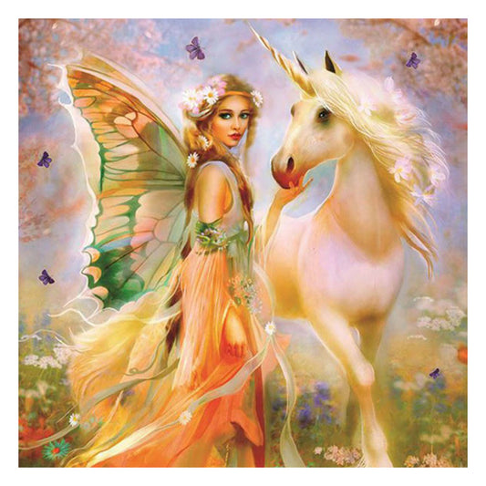 Butterfly Fairy - Full Round Drill Diamond Painting 40*40CM