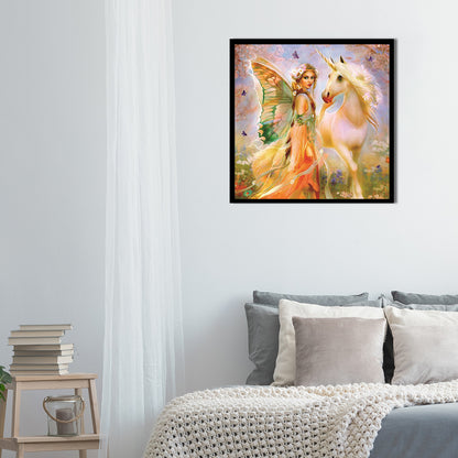 Butterfly Fairy - Full Round Drill Diamond Painting 40*40CM