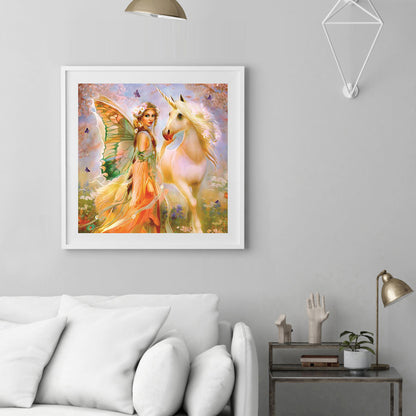 Butterfly Fairy - Full Round Drill Diamond Painting 40*40CM