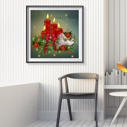 Candle - Full Round Drill Diamond Painting 30*30CM