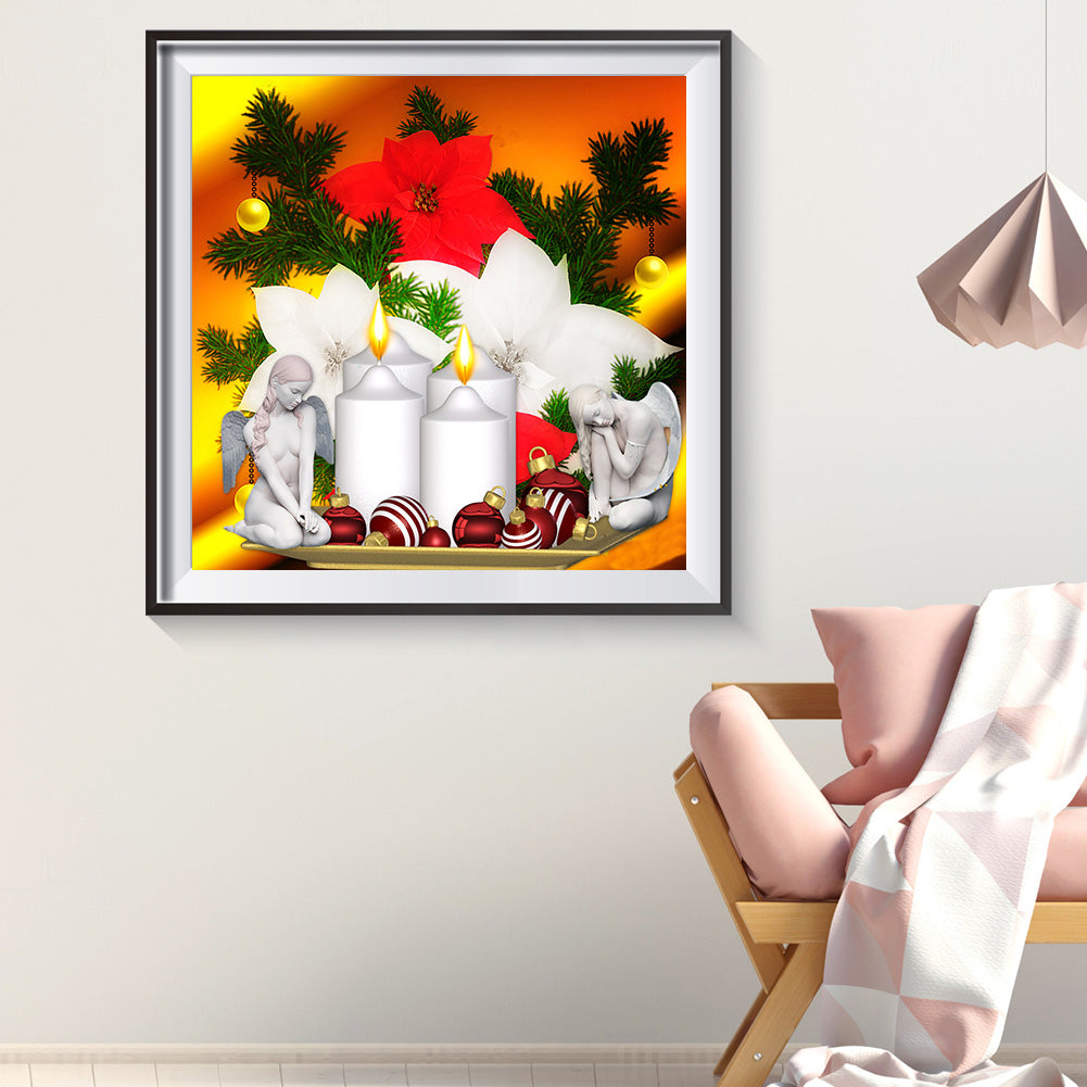 Candle - Full Round Drill Diamond Painting 30*30CM