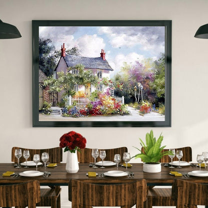 Landscape - Full Round Drill Diamond Painting 40*30CM