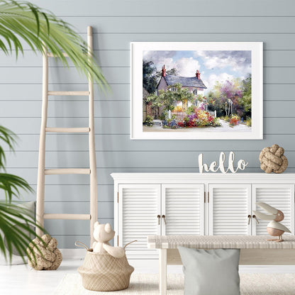 Landscape - Full Round Drill Diamond Painting 40*30CM