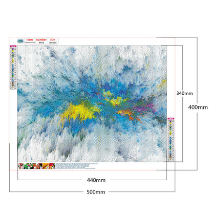 Abstract Painting - Full Round Drill Diamond Painting 50*40CM