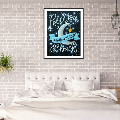 Love You - Full Round Drill Diamond Painting 30*40CM