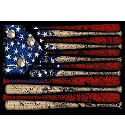 Nail Flag - Full Round Drill Diamond Painting 40*30CM
