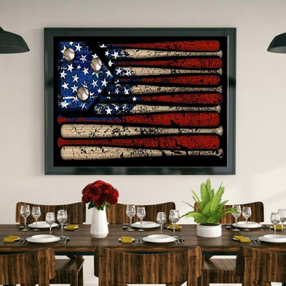Nail Flag - Full Round Drill Diamond Painting 40*30CM