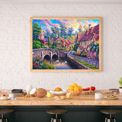 House Scenery - Full Round Drill Diamond Painting 40*30CM