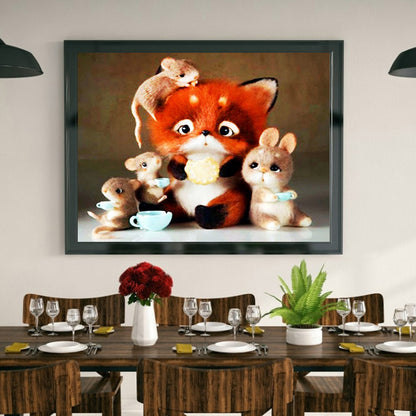 Cute Animal - Full Round Drill Diamond Painting 40*30CM