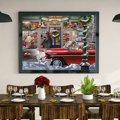 Christmas Snow - Full Round Drill Diamond Painting 50*40CM