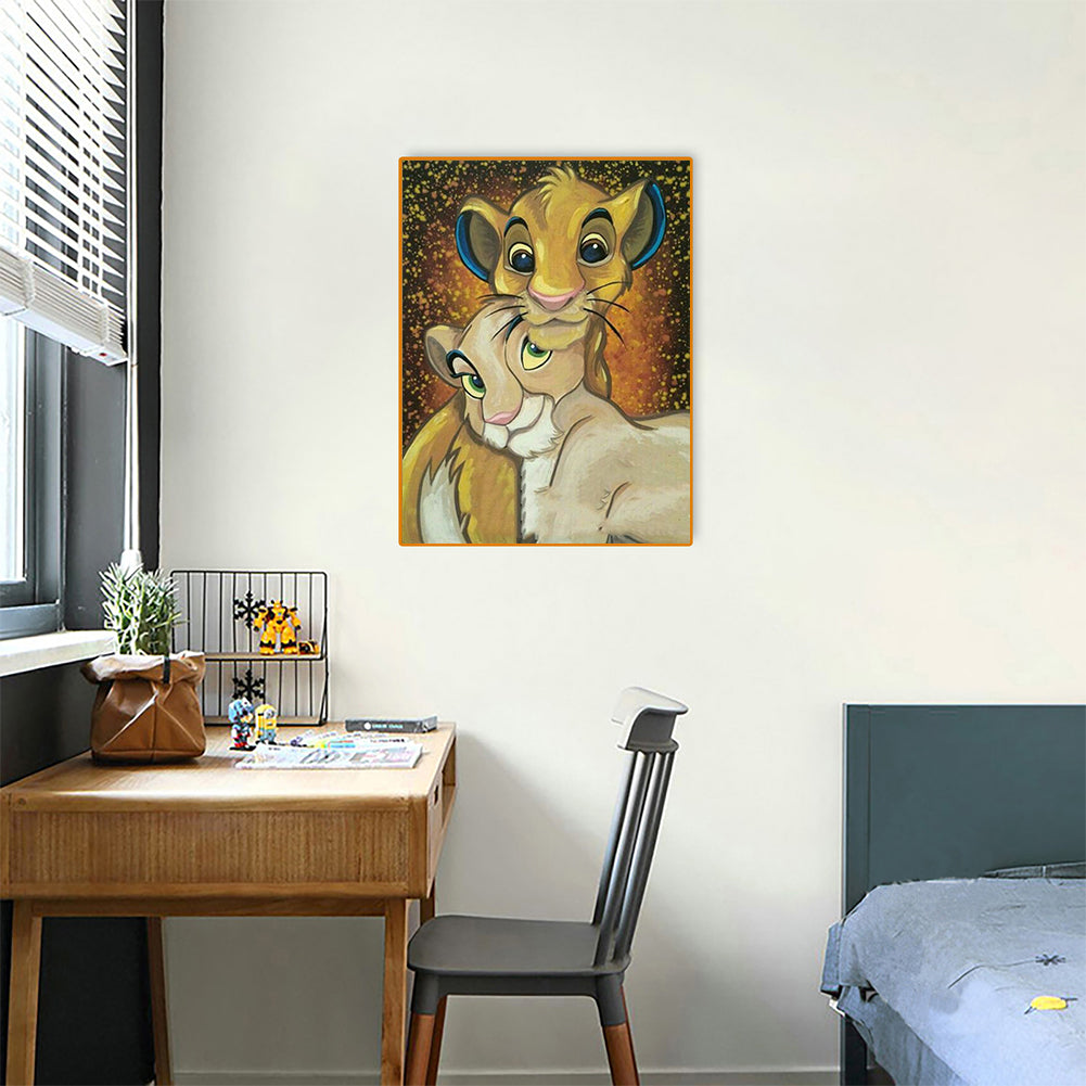 Lion - Full Round Drill Diamond Painting 30*40CM