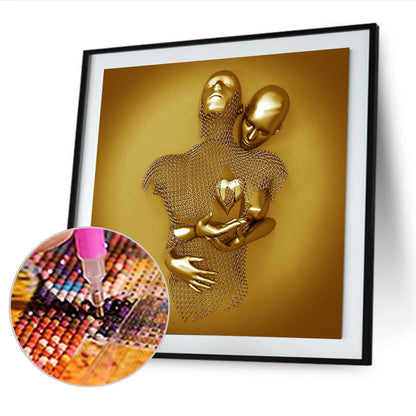Metal Statue - Full Round Drill Diamond Painting 30*30CM