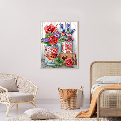 Valentines Day - Full Round Drill Diamond Painting 30*40CM