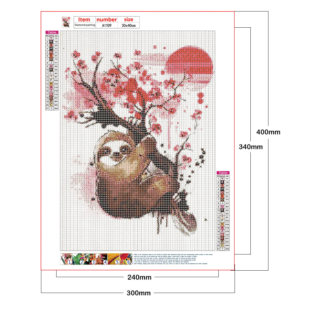 Cute Animal - Full Round Drill Diamond Painting 30*40CM