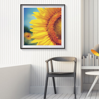 Sunflower - Full Round Drill Diamond Painting 30*30CM