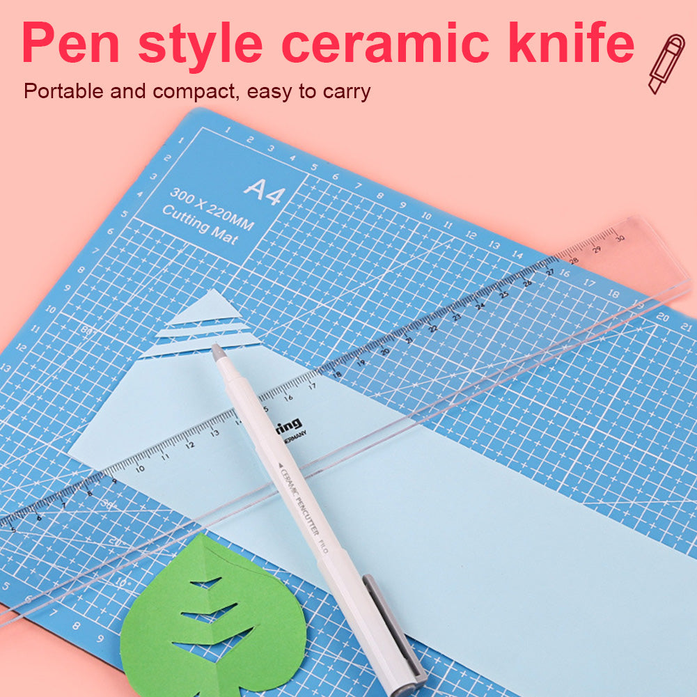 Pen Shaped Blade Utility Knife DIY Diamond Painting Paper Ceramic Cutter