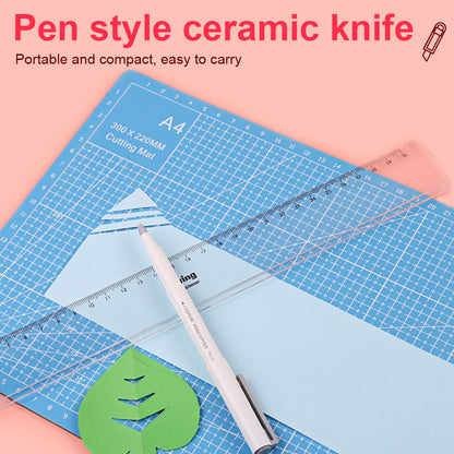 Pen Shaped Blade Utility Knife DIY Diamond Painting Paper Ceramic Cutter