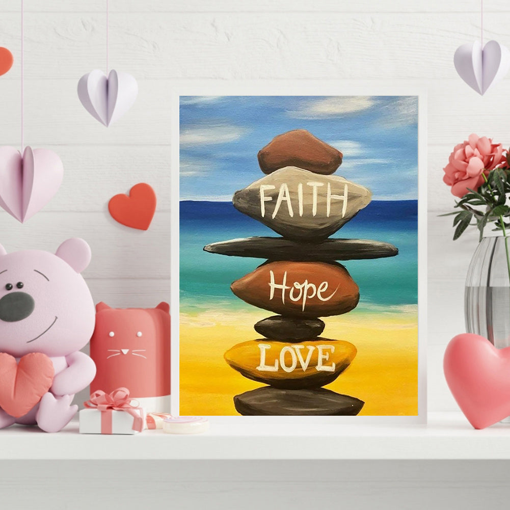 Wooden Sign - Full Round Drill Diamond Painting 30*40CM