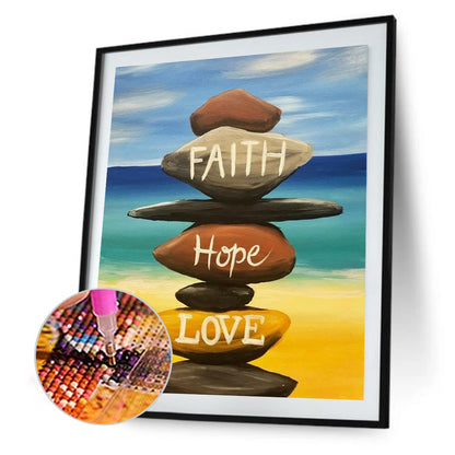 Wooden Sign - Full Round Drill Diamond Painting 30*40CM