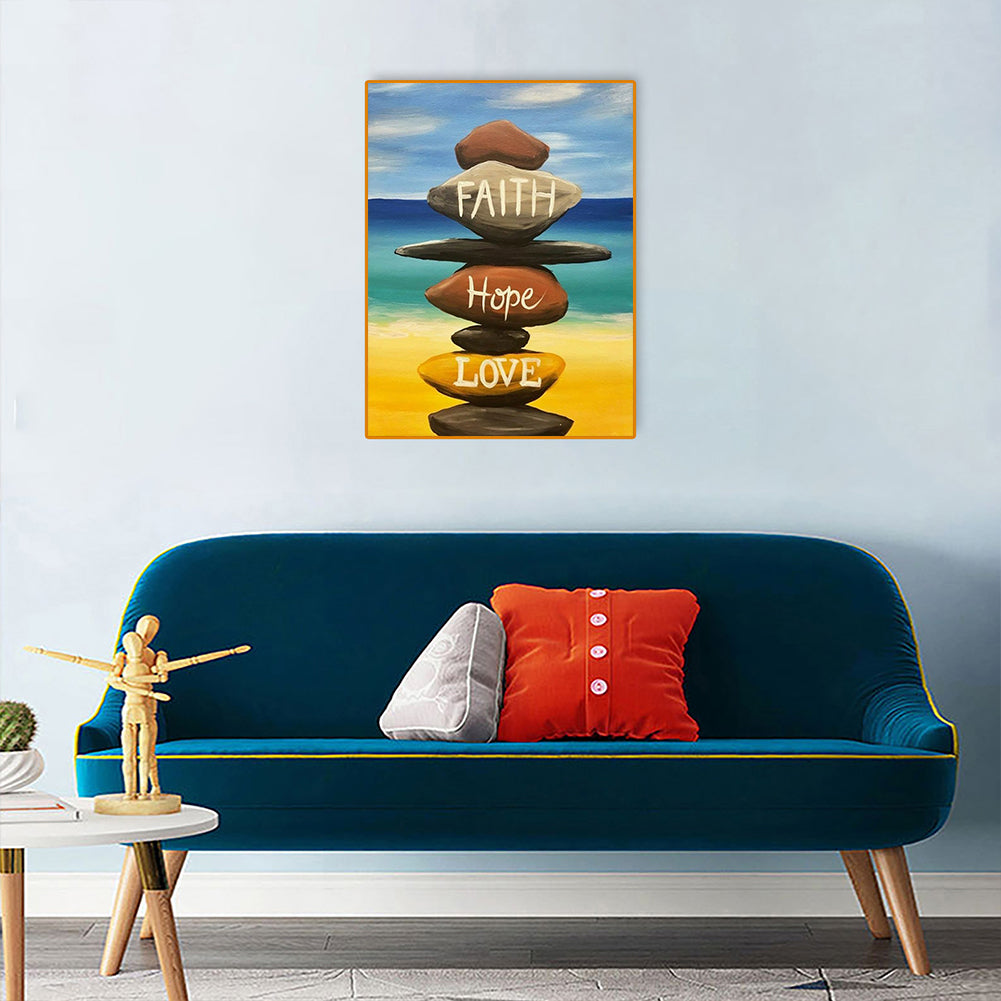 Wooden Sign - Full Round Drill Diamond Painting 30*40CM