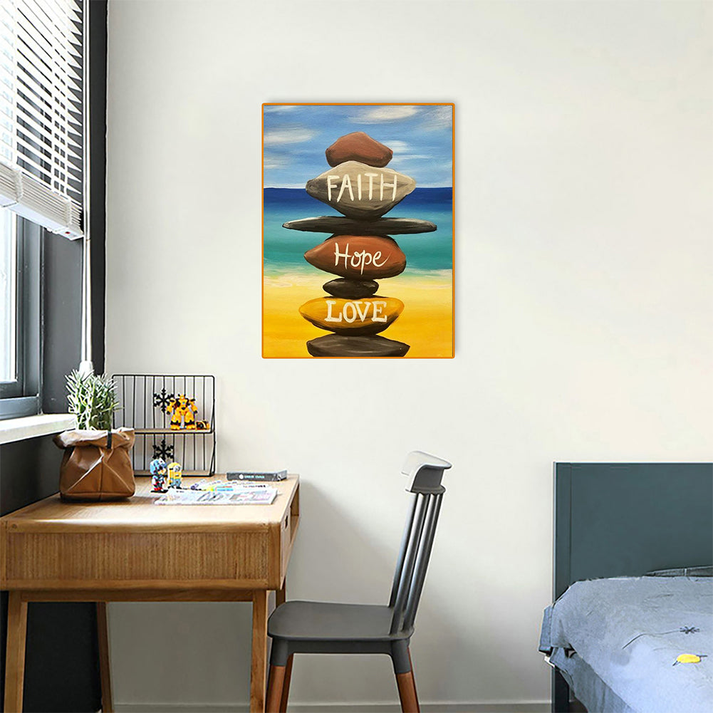 Wooden Sign - Full Round Drill Diamond Painting 30*40CM