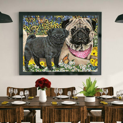 Dog - Full Round Drill Diamond Painting 40*30CM