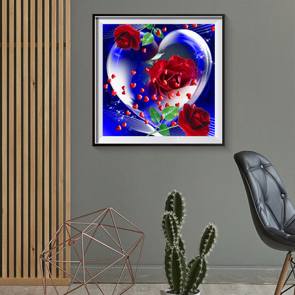 Love Rose - Full Round Drill Diamond Painting 30*30CM