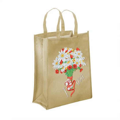 DIY Diamond Painting Oxford Handbag Eco-friendly Storage Bags Grocery Totes