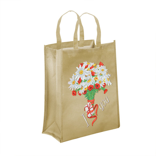 DIY Diamond Painting Oxford Handbag Eco-friendly Storage Bags Grocery Totes