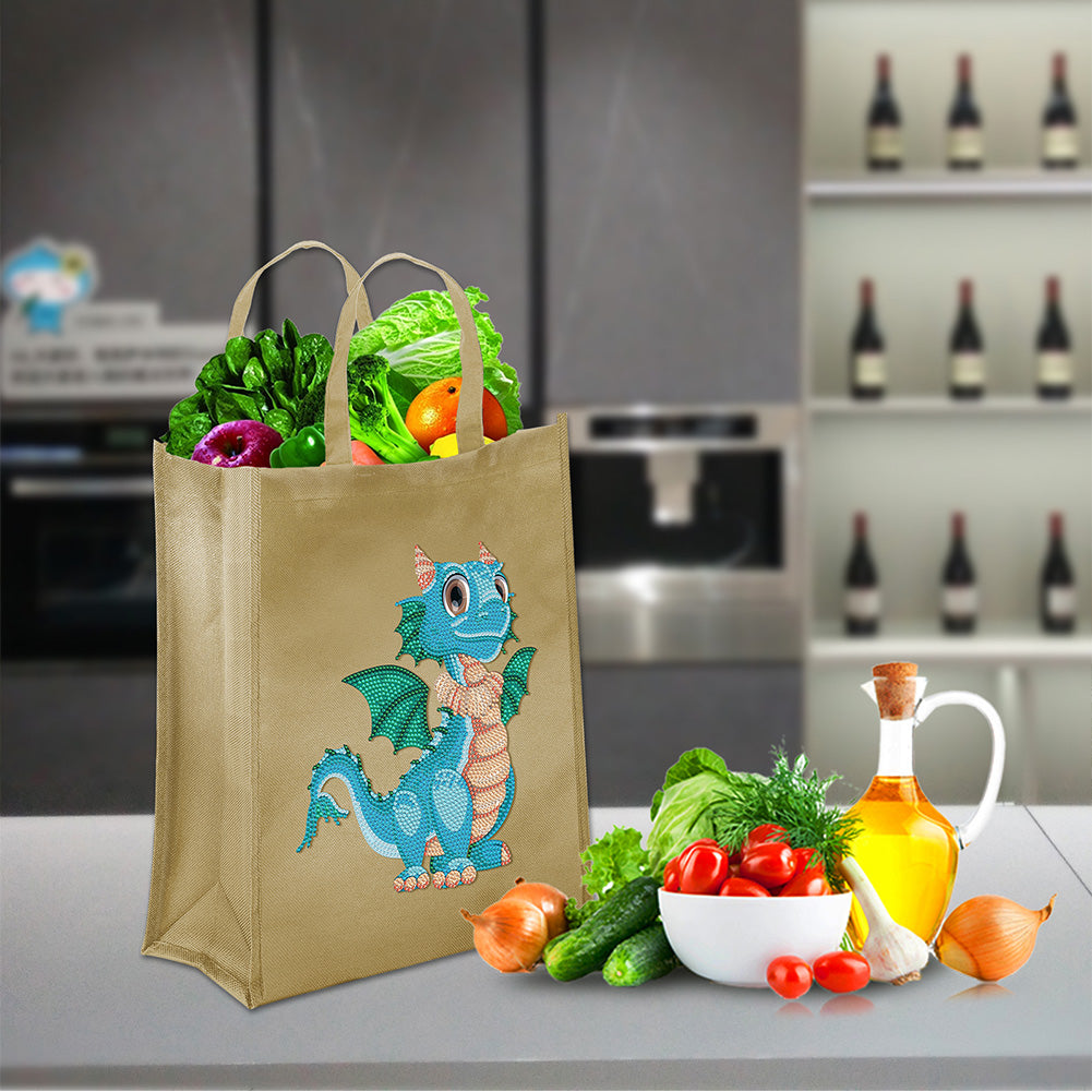 DIY Diamond Painting Oxford Handbag Eco-friendly Storage Bags Grocery Totes