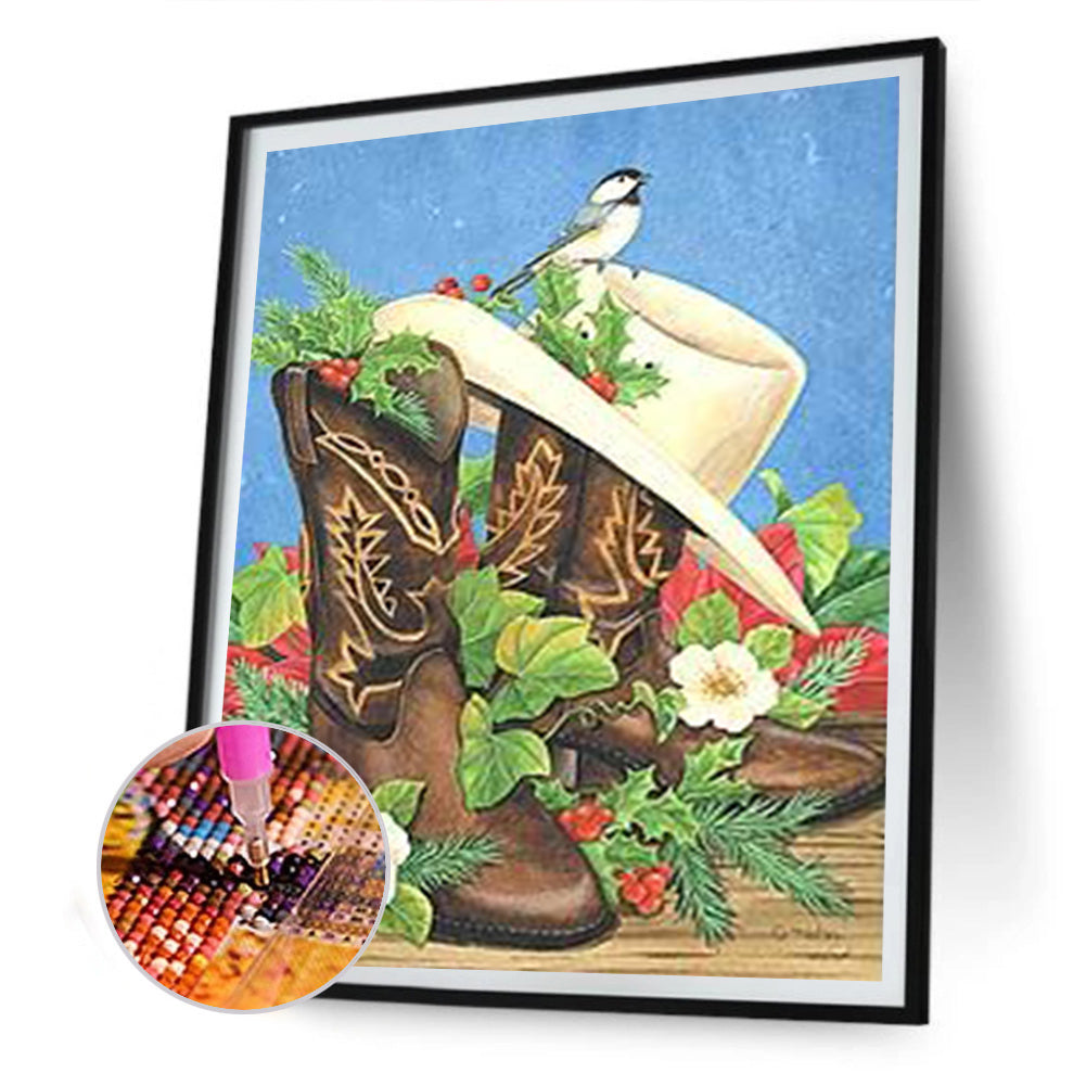 Jazz Boots - Full Round Drill Diamond Painting 30*40CM