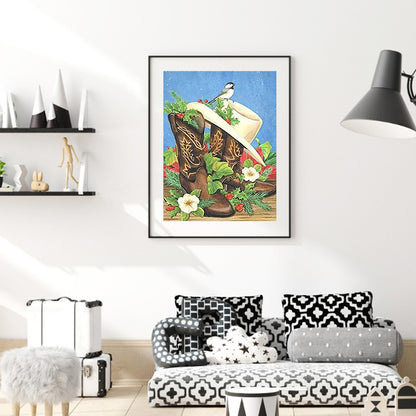 Jazz Boots - Full Round Drill Diamond Painting 30*40CM