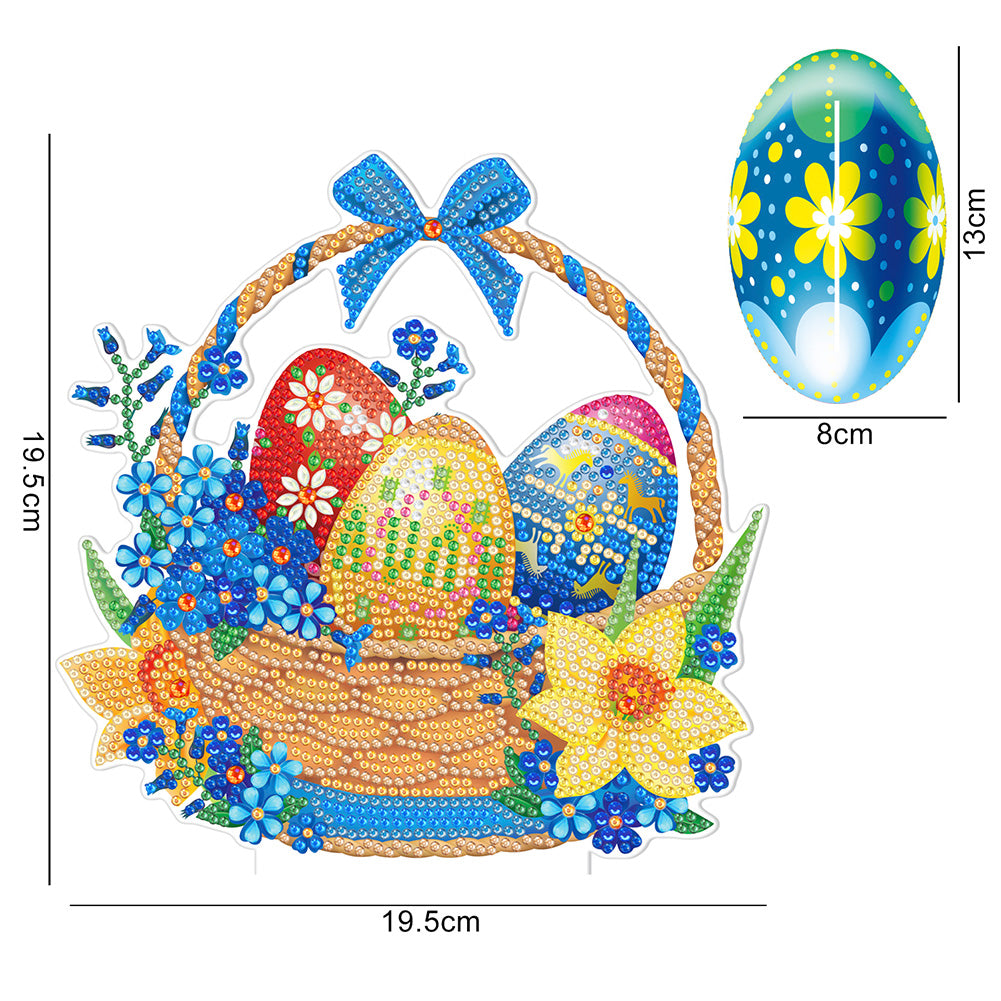 5D Diamond Painting Desktop Ornament DIY Easter Rhinestone Mosaic Crafts