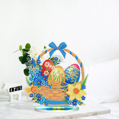 5D Diamond Painting Desktop Ornament DIY Easter Rhinestone Mosaic Crafts