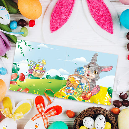 8pcs Diamond Painting Greeting Cards 5D DIY Special-shaped Drill Postcards