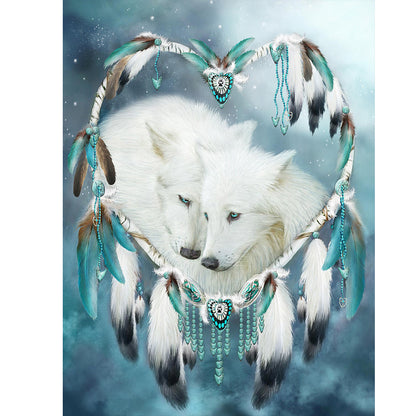 Dream Catcher - Full Round Drill Diamond Painting 30*40CM